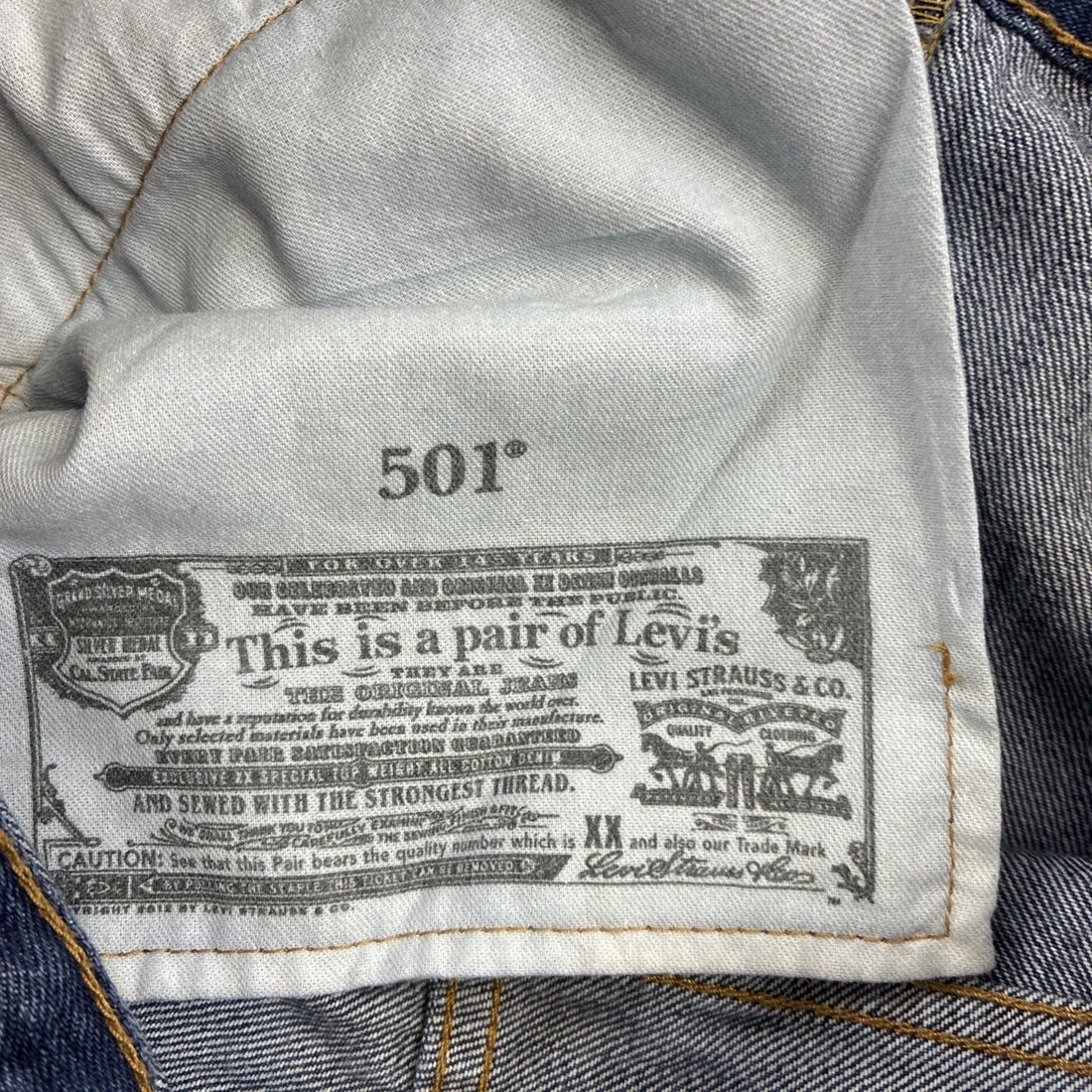 Levi's 501 Denim Jeans Pants Size 32 X 32 Blue