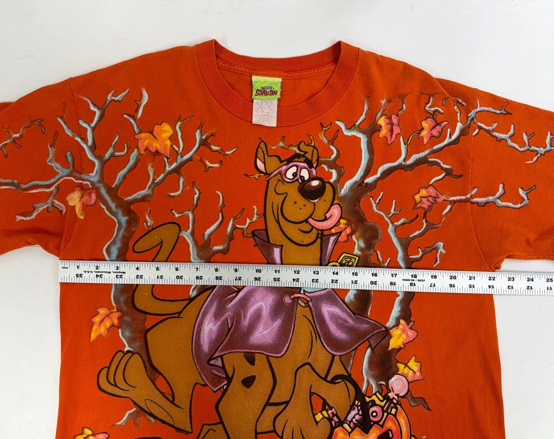 Vintage Scooby Doo Happy Halloween Cartoon Network T-Shirt Large