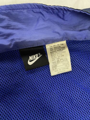 Vintage Nike Windbreaker Light Jacket Size XL Purple Green