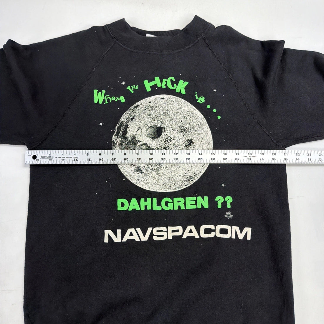 Vintage Where The Heck Is Dahlgren Navspacom Crewneck Sweatshirt Size Large 90s