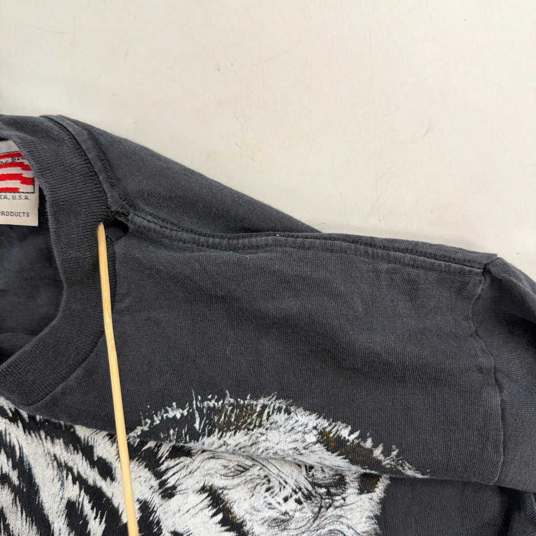 Vintage White Tiger T-Shirt Size Large Nature Animals 1992 90s
