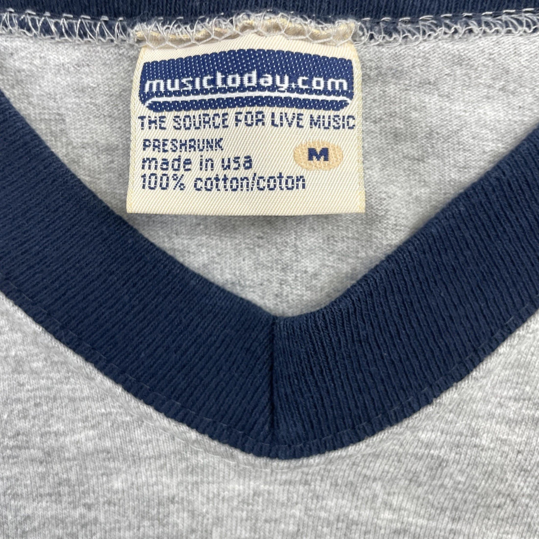 Vintage Dave Matthews Band Long Sleeve V-Neck T-Shirt Size Medium