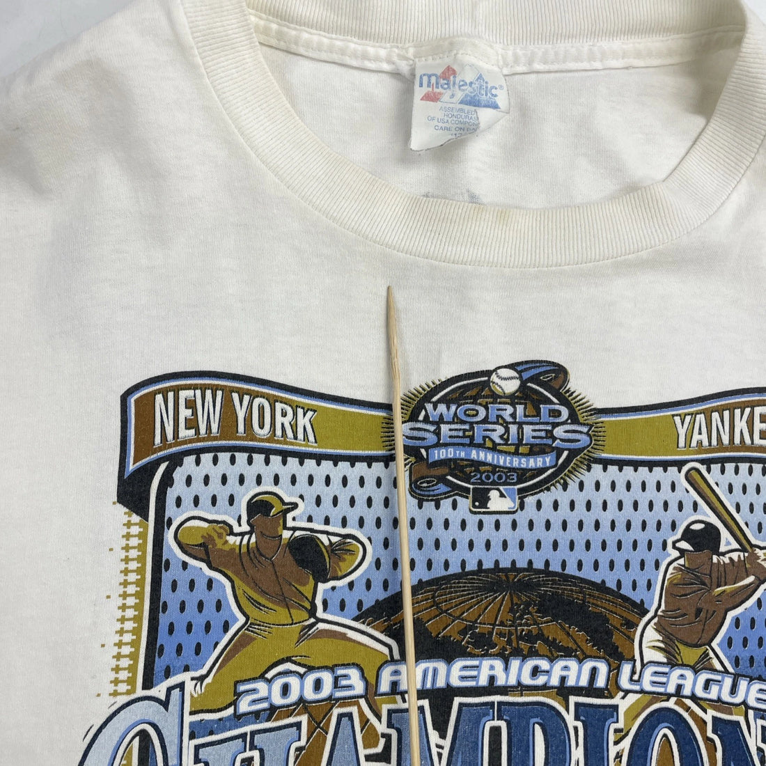 Vintage New York Yankees AL Champs T-Shirt XL 2003 MLB