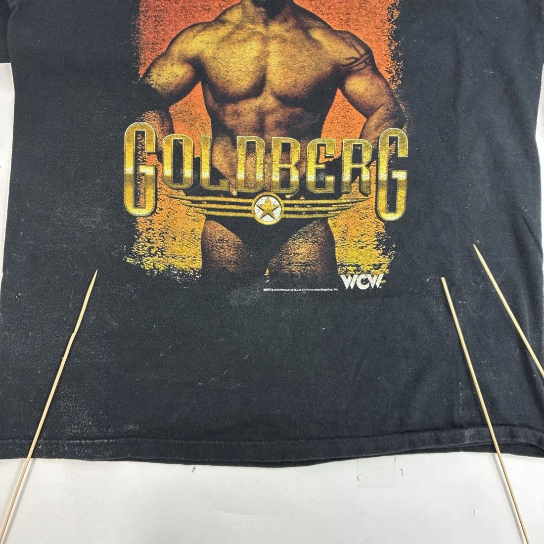 Vintage Goldberg Wrestling T-Shirt Size XL WCW