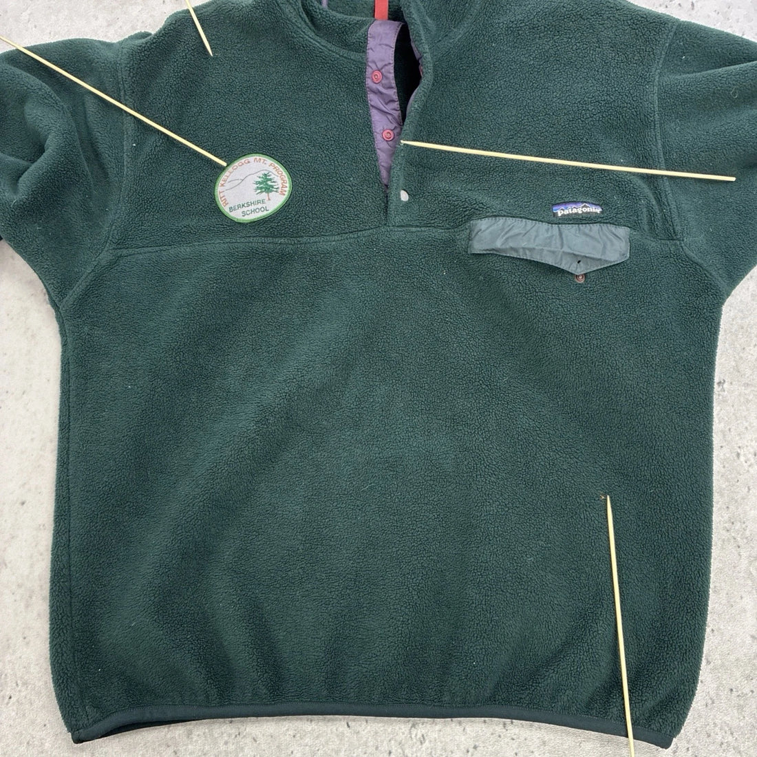 Vintage Patagonia Synchilla Snap T Fleece Jacket Size Large 90s