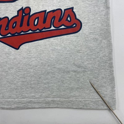 Vintage Cleveland Indians Big Face T-Shirt Size Large 90s MLB