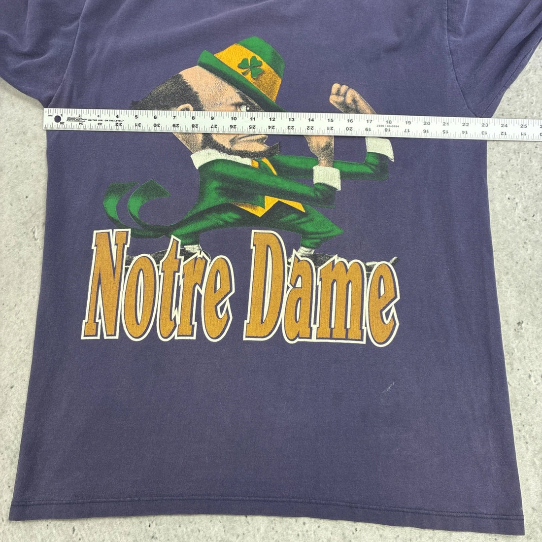 Vintage Notre Dame Fighting Irish T-Shirt Size XL 90s NCAA