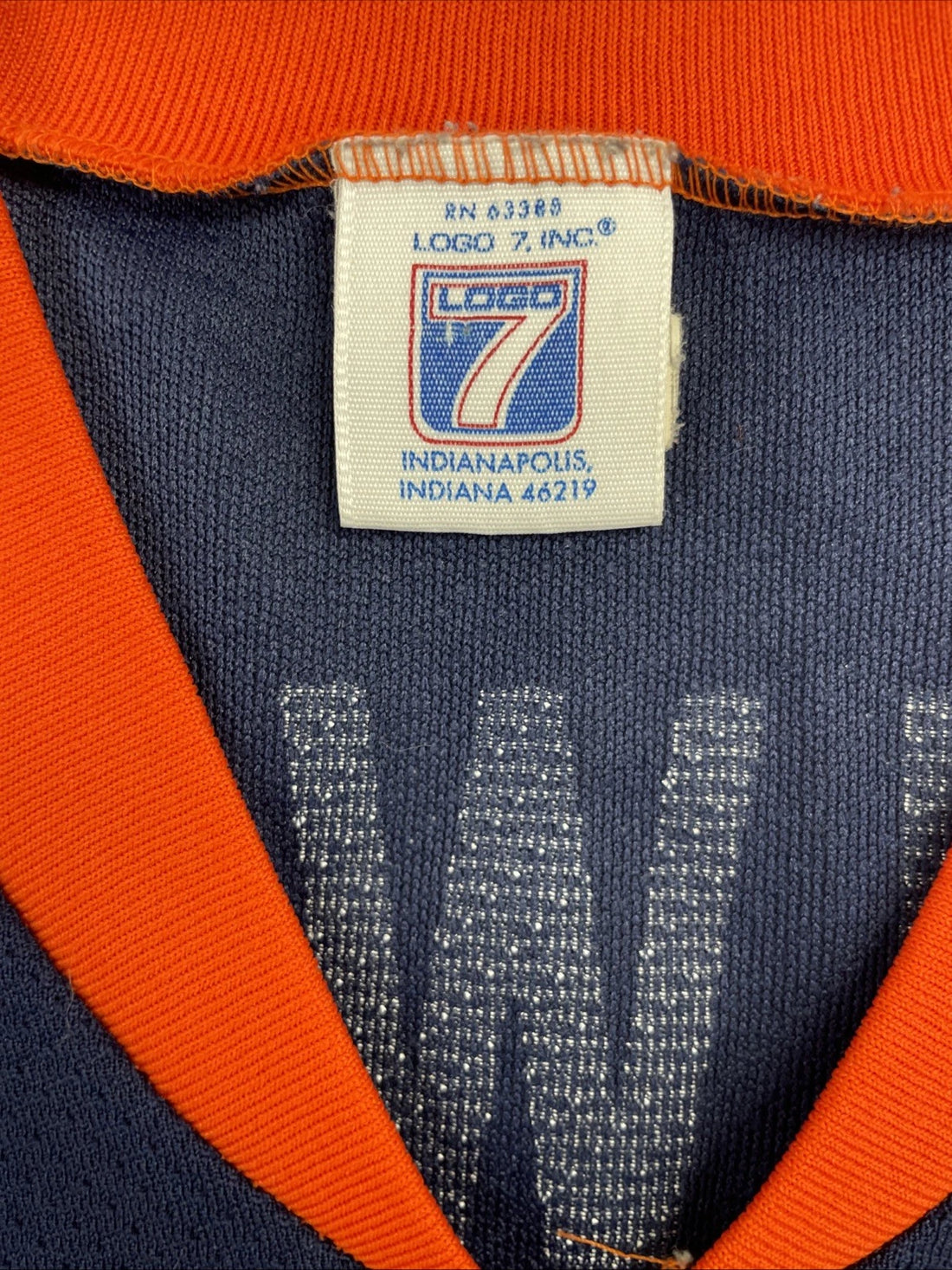 Vintage John Elway Denver Broncos Logo 7 Jersey Size XL NFL