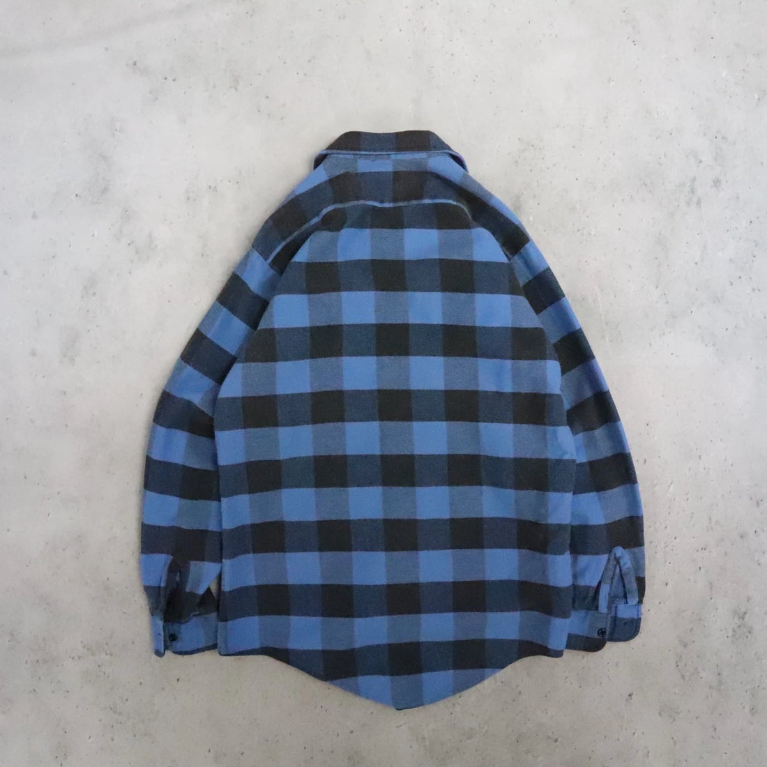 Back Country Blue Buffalo Plaid Button Up Shirt Size XL