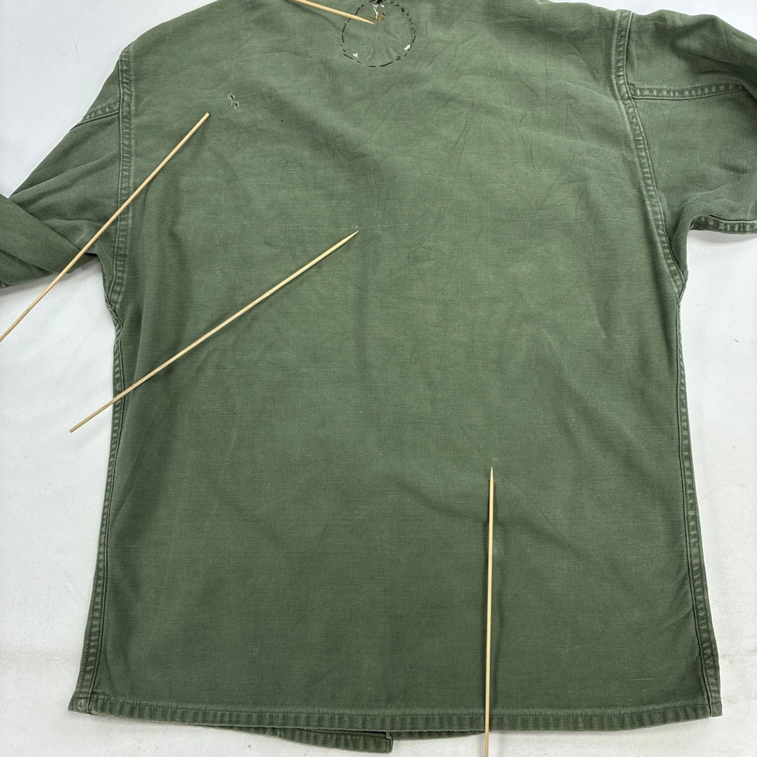 Vintage Army Field Button Up Shirt Size Medium