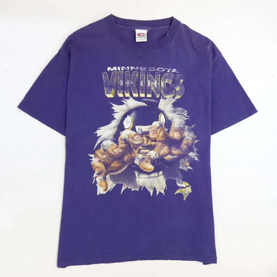 Vintage Minnesota Vikings Breakthrough T-Shirt Size Large Purple NFL