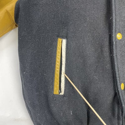 Vintage Pocock Pirates Football Wool Varsity Jacket Size 38 Tall 70s