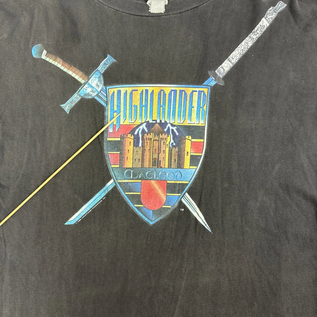 Vintage Highlander MacLeod T-Shirt Size XL Promo 1996 90s