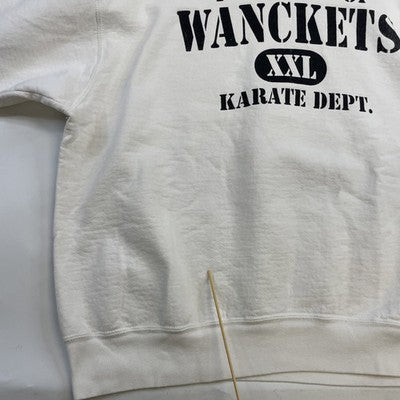 Vintage Wanckets Karate Dept Crewneck Sweatshirt Size XL 90s