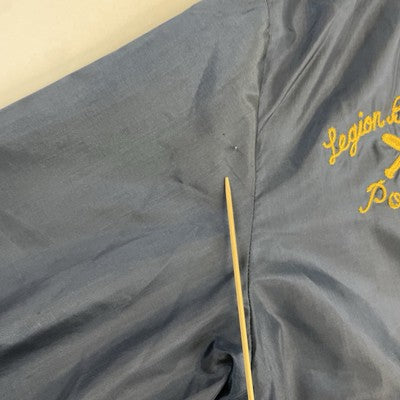 Vintage Burnsville Legion Baseball Bomber Jacket Size Medium