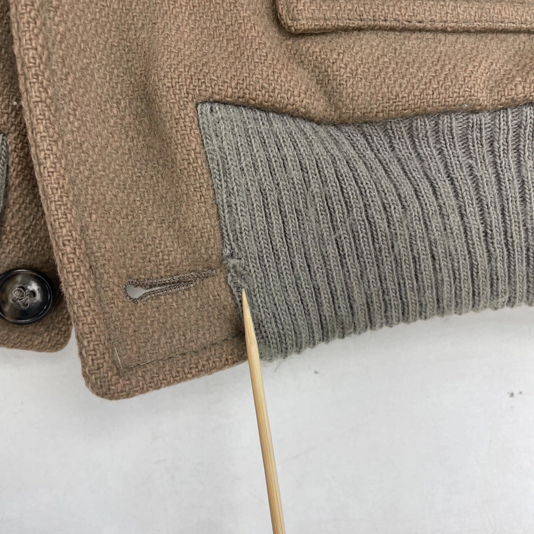 Vintage Eddie Bauer Wool Bomber Jacket Size Medium