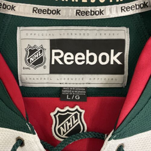 Minnesota Wild Ryan Suter Reebok Jersey Size Large Lace Up NHL