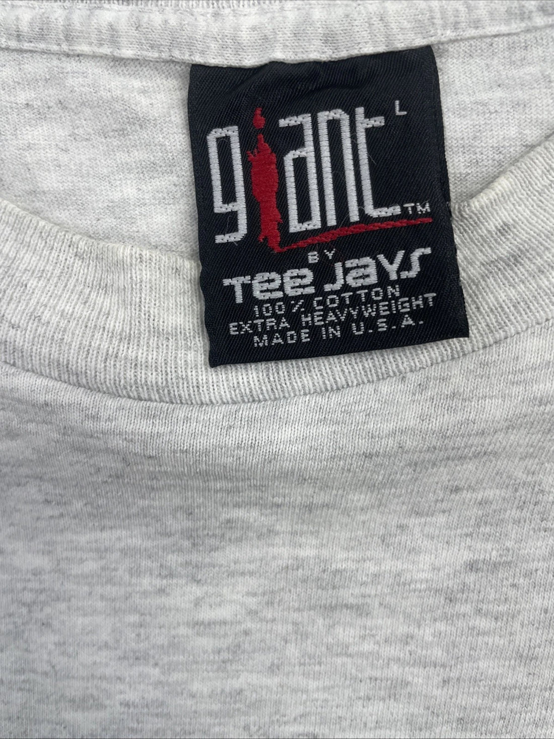 Vintage Spider Wire Micro Filament Line T-Shirt Size Large Gray Tech