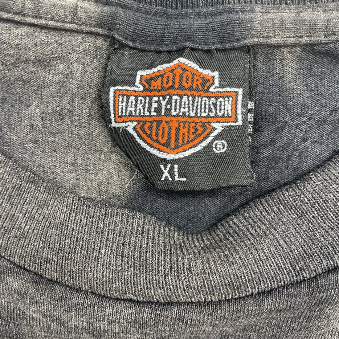 Vintage 3D Emblem Harley Davidson Motorcycles Snake T-Shirt XL 1989 80s