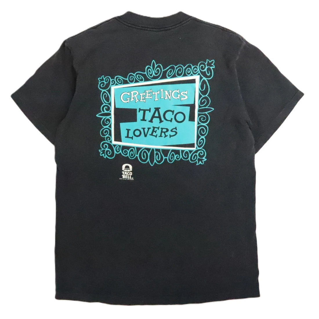 Vintage Rocky & Bullwinkle Taco Bell T-Shirt Size Large Promo 90s