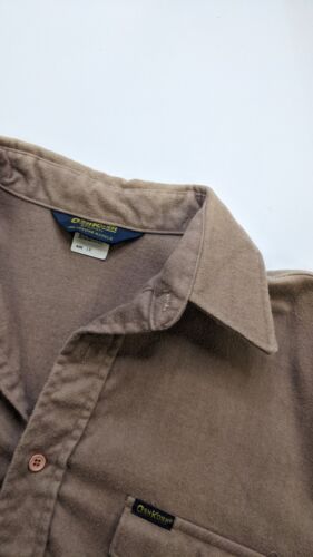 Vintage Osh Kosh Button Up Shirt Size Large Brown