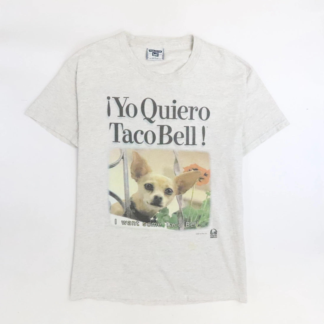 Vintage Yo Quiero Taco Bell Chihuahua Promo T-Shirt Size Large 1998 90s