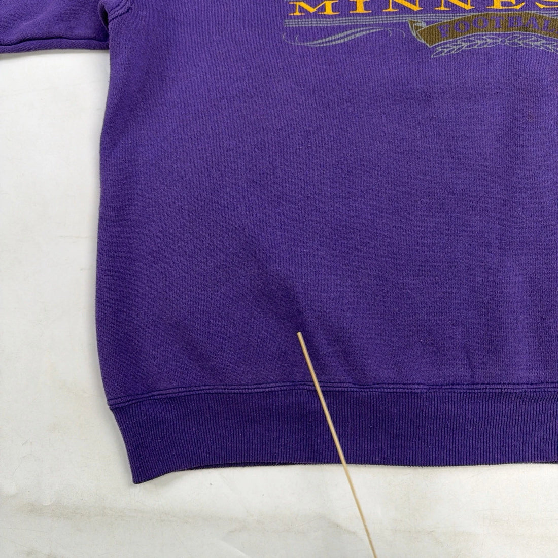 Vintage Minnesota Vikings Sweatshirt Crewneck Size XL 90s NFL