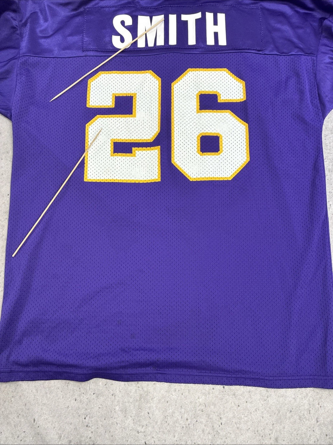 Vintage Minnesota Vikings Robert Smith Champion Jersey Size 52 NFL