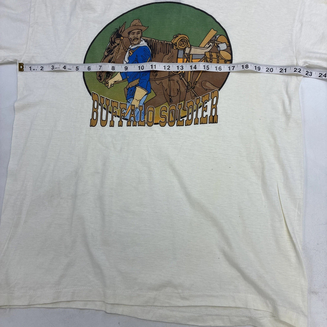 Vintage Buffalo Soldier T-Shirt Size XL 90s