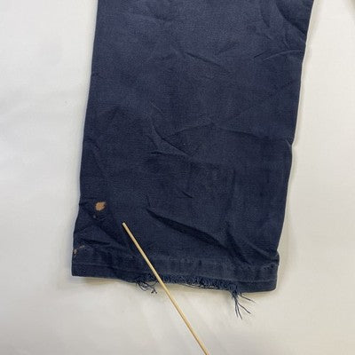 Vintage Carhartt Canvas Carpenter Work Pants Size 36 X 30 Blue