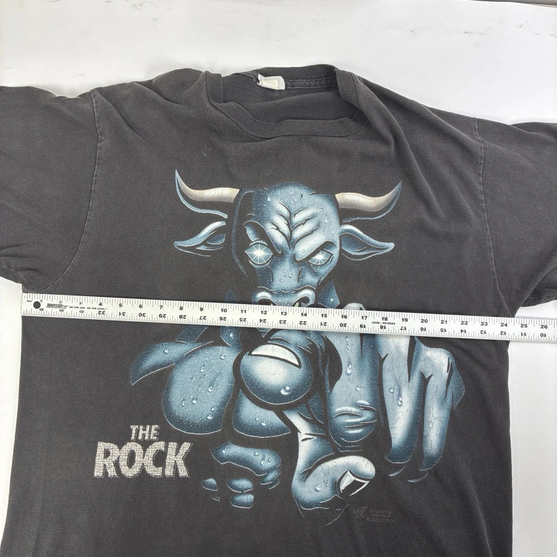Vintage The Rock U Smell What The Rock Is Cookin Wrestling T-Shirt Size XL WWF