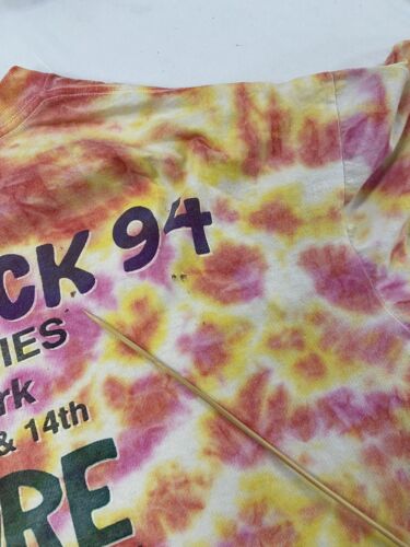 Vintage Woodstock 2 More Days Peace Music Tie Dye T-Shirt XL Festival 1994 90s