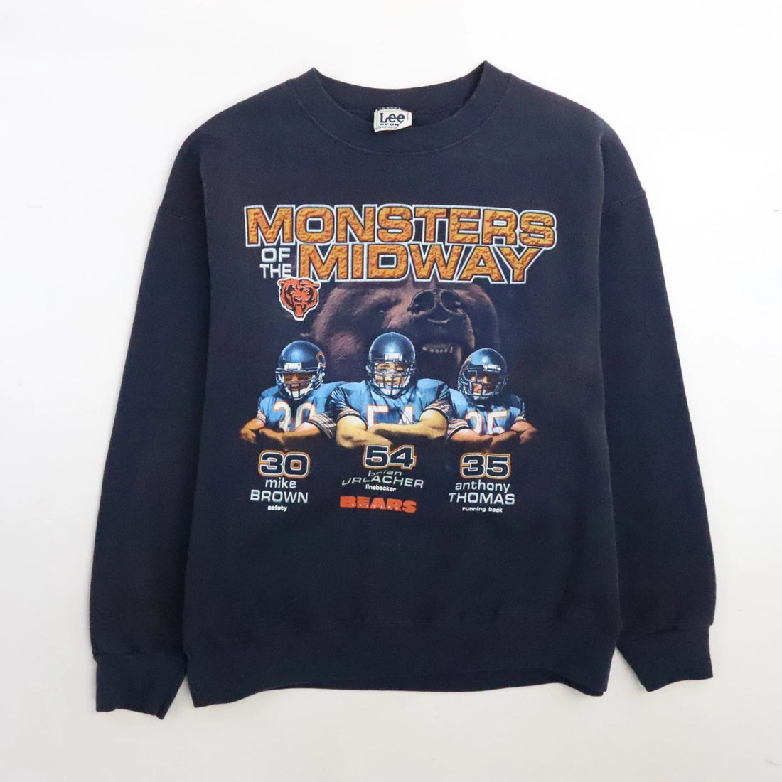 bears monsters of the midway hoodie Vintage Chicago Bears Monsters Of The Midway Sweatshirt Size Large NFL