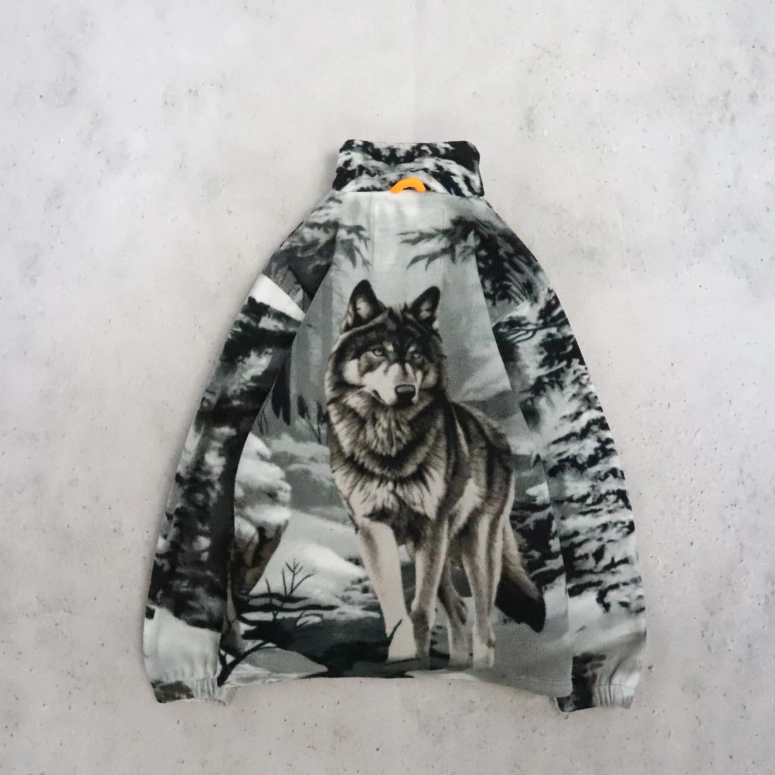 Wolf Forest Winter Fleece Jacket Size Small