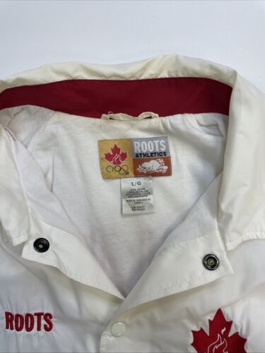 Vintage Winnipeg Canada Olympics Roots Light Jacket Size Large 1999 90s