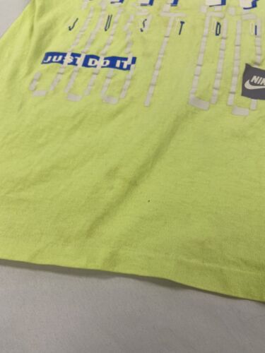 Vintage Nike Just Do It T-Shirt Size XL Green 80s 90s
