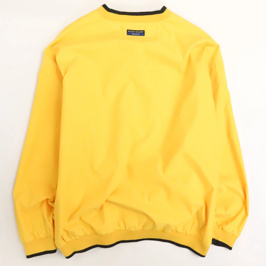 Vintage Eddie Bauer Ebtek Pullover Windbreaker Light Jacket Size XL Yellow