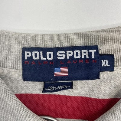 Vintage Polo Sport Ralph Lauren Rugby Shirt Size XL Striped