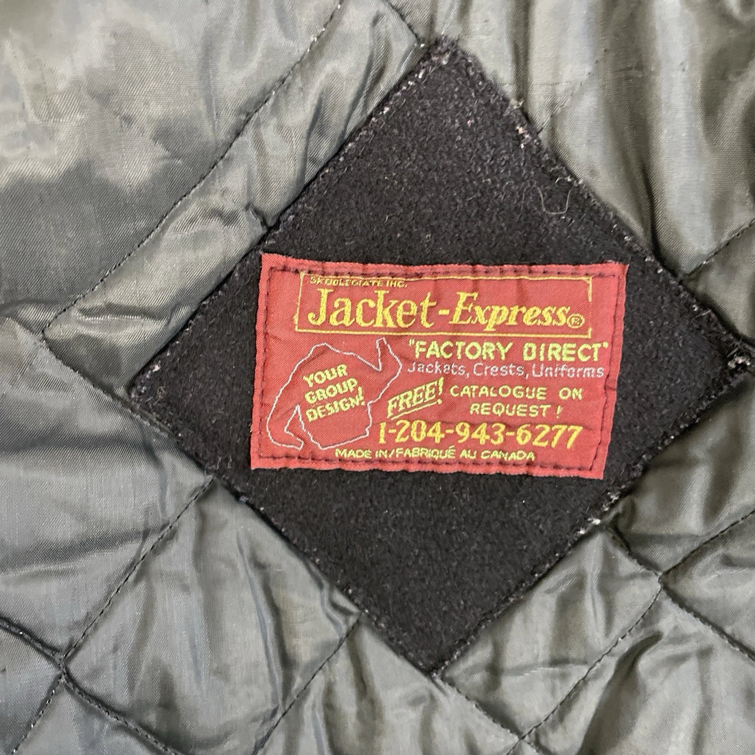 Vintage Leather Wool Varsity Jacket Size XL