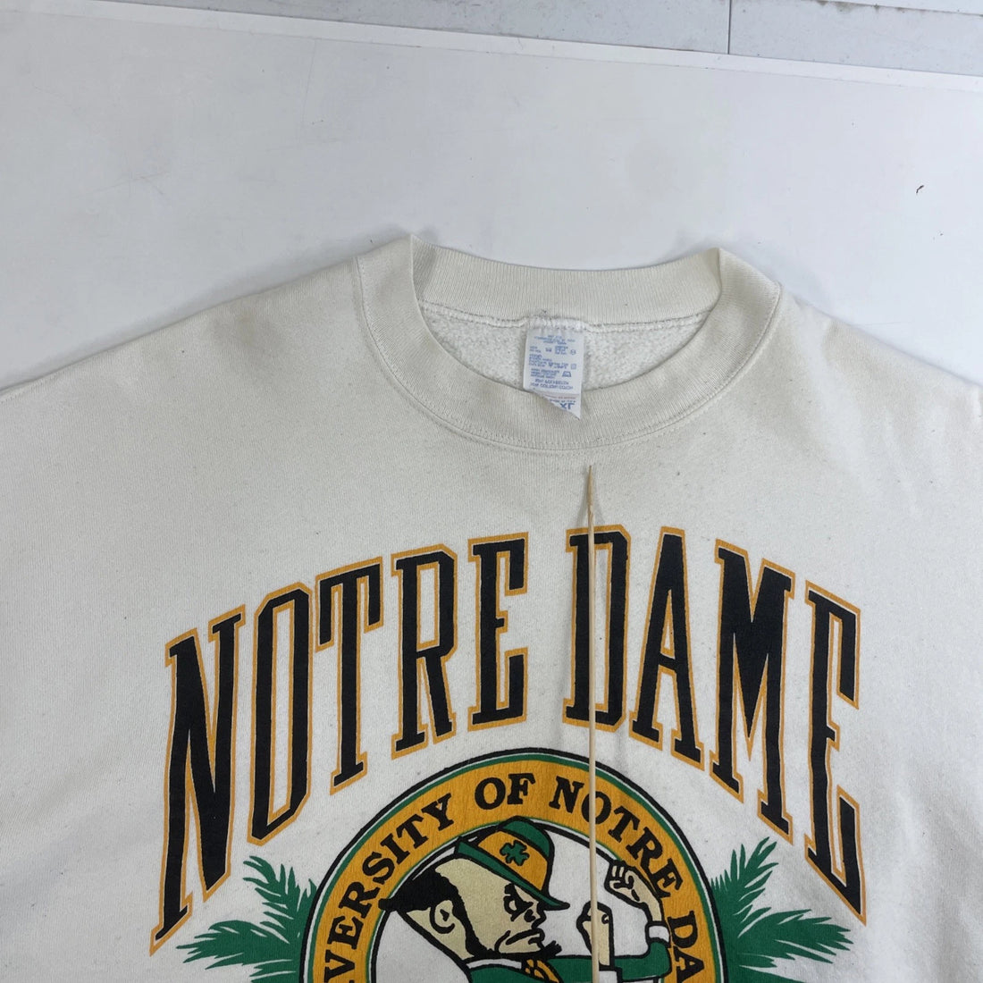 Vintage Notre Dame Fighting Irish Sweatshirt XL 90s NCAA