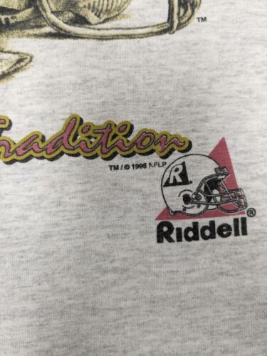 Vintage San Francisco 49ers Riddell T-Shirt Size Small Gray 1996 90s NFL