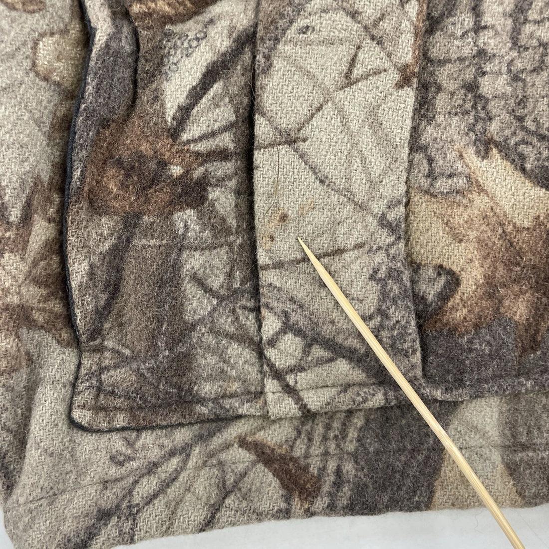 Woolrich Camo Wool Coat Jacket XL Hunting