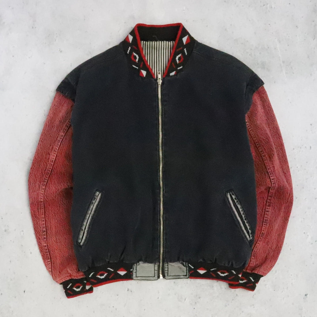 Vintage Western Bomber Jacket Size Medium