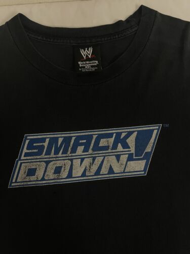 Vintage Smackdown Wrestling T-Shirt Size 2XL 2005 WWE