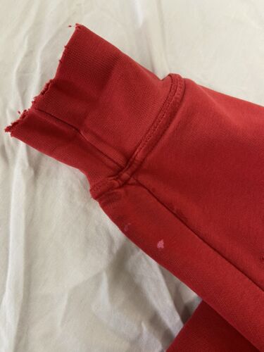Vintage Nike Sweatshirt Hoodie Size XL Red Spell Out