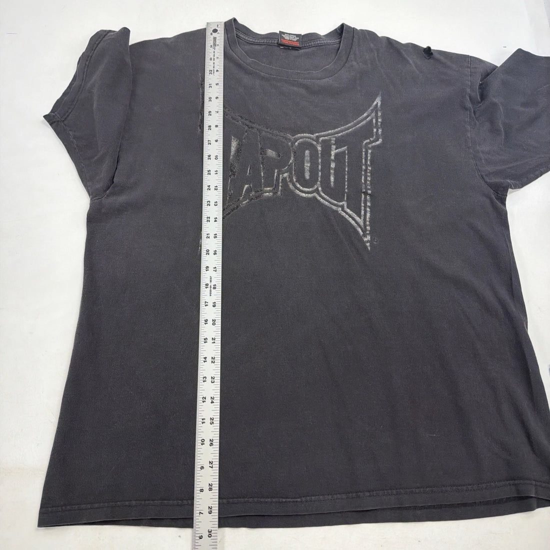 Vintage Tapout Devil T-Shirt Size 2XL Double Sided