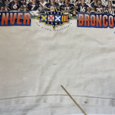 Vintage Denver Broncos Super Bowl XXXII Champs Starter T-Shirt Size Large NFL