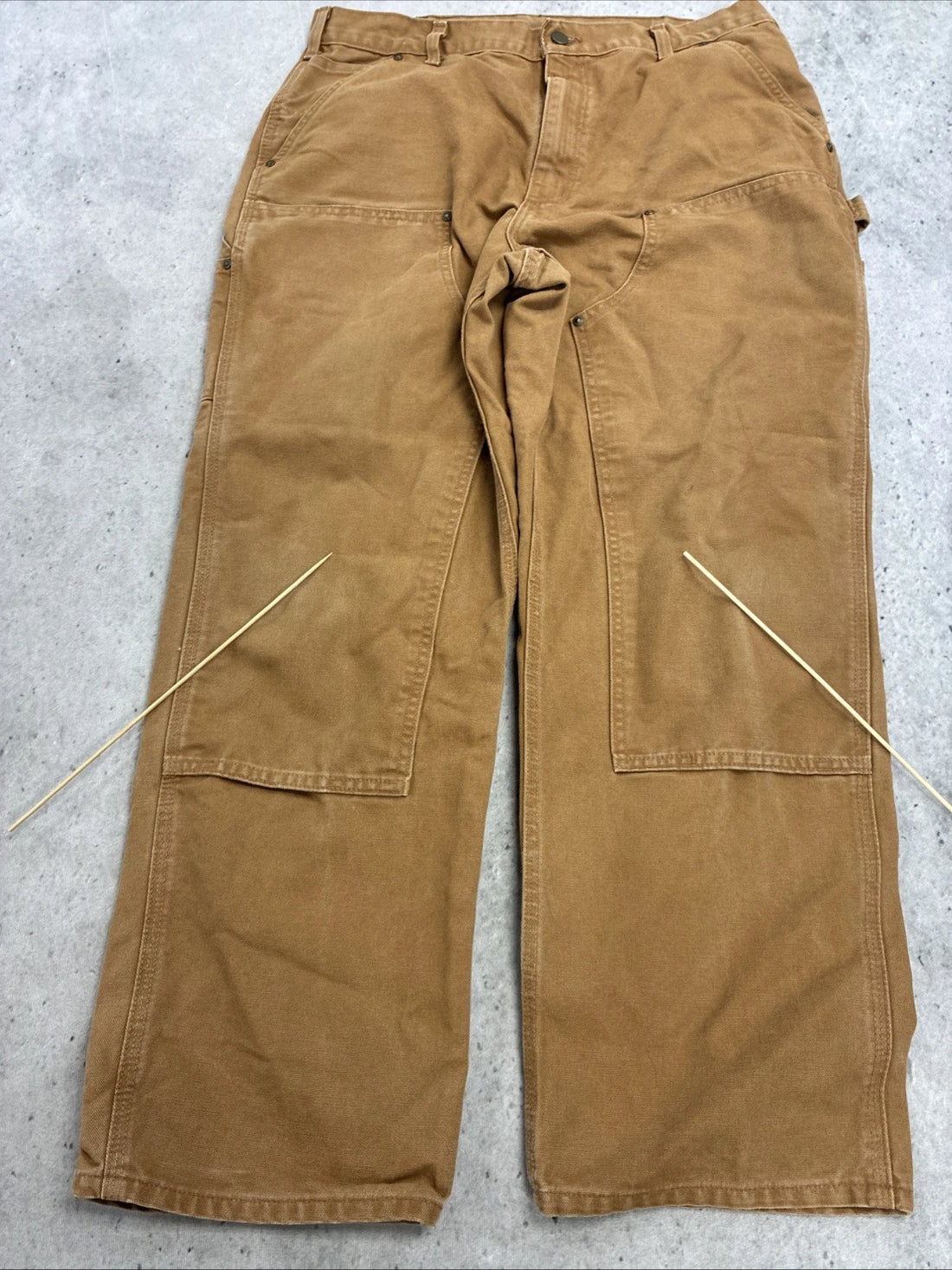 Carhartt Canvas Double Knee Work Pants Size 36 X 30