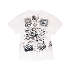 Vintage MC Escher Art Collection Andazia T-Shirt Size Large White 