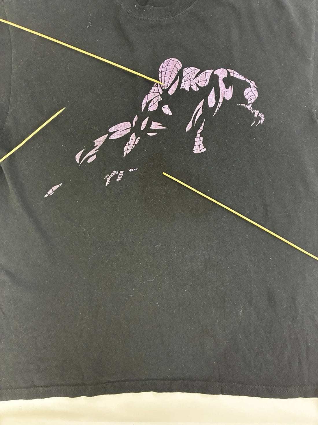 Spider-Man Marvel Mad Engine Foil T-Shirt Size Large